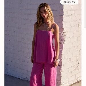 Free People Pink Tank Top